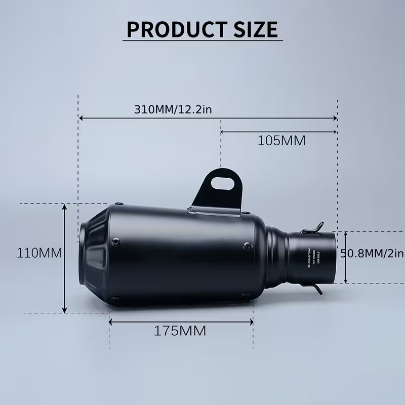 Universal Slip-On Exhaust Kits & Baffel (Replica)