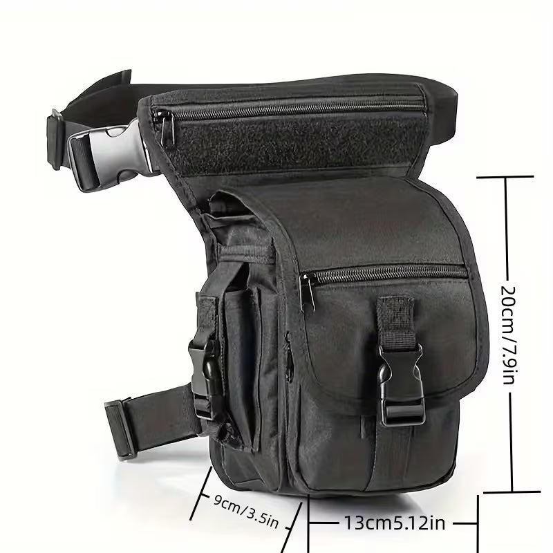 Leg / Thigh Bag – Alpinestars & Dainese (Replica) Carbon-look & Military-style (Unbranded)