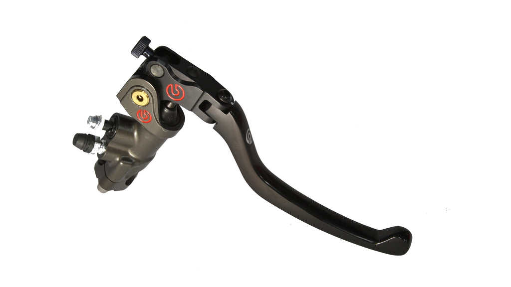 Motorcycle brake lever on a white background