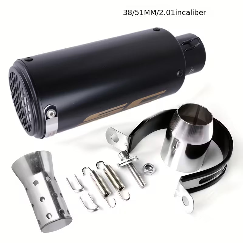 Universal Slip-On Exhaust Kits & Baffel (Replica)