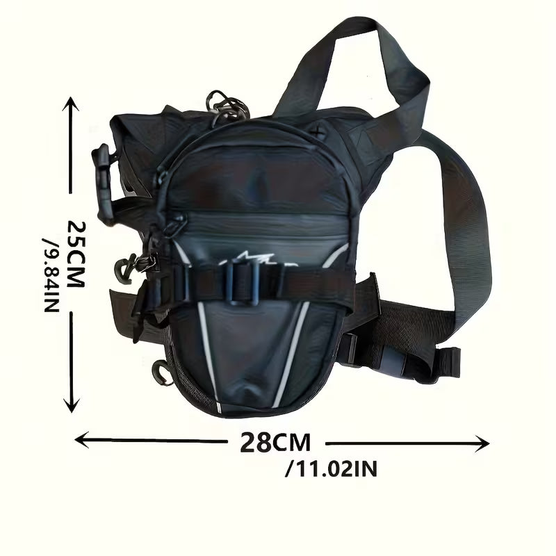 Leg / Thigh Bag – Alpinestars & Dainese (Replica) Carbon-look & Military-style (Unbranded)