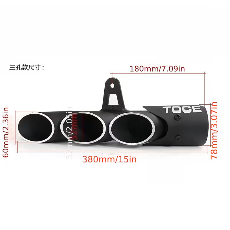 Universal Slip-On Exhaust Kits & Baffel (Replica)