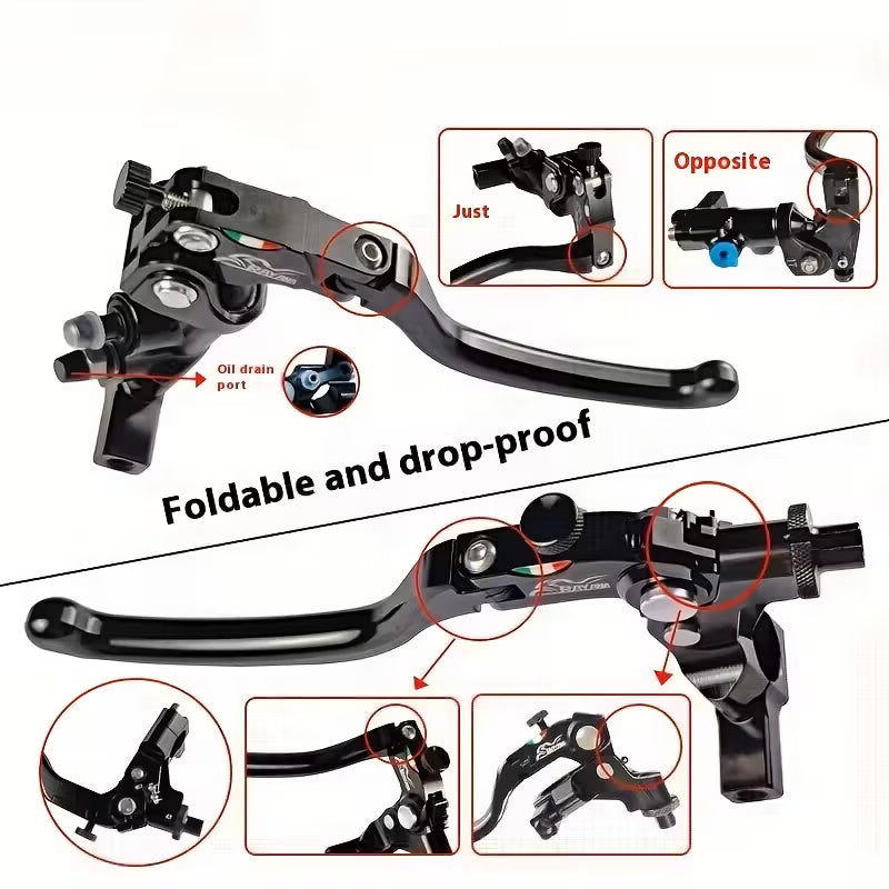 Universal 17mm Brake / Clutch Master Cylinder & Clutch Perch Set – Racing (Replica)