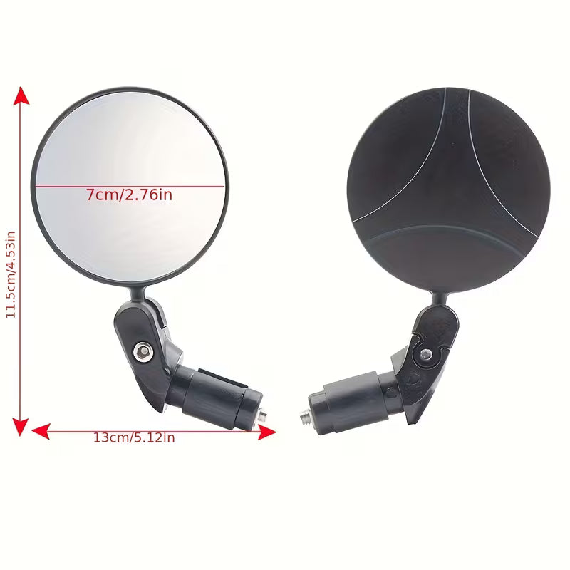 Universal Motorcycle Handlebar Mirror (Unbranded)