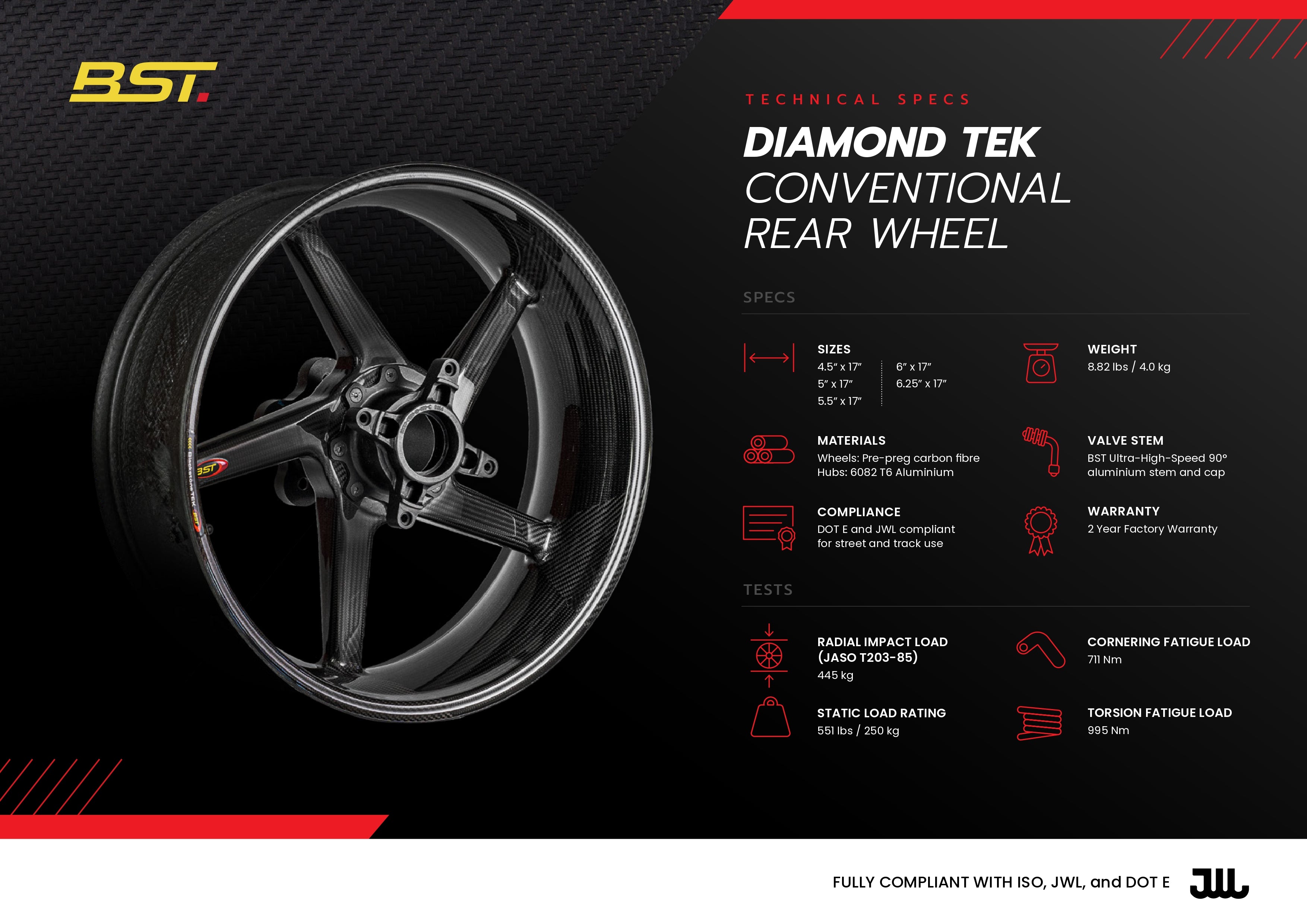 Diamond - Carbon Wheels (Superbikes / Sports Bikes / Sports Tourers)