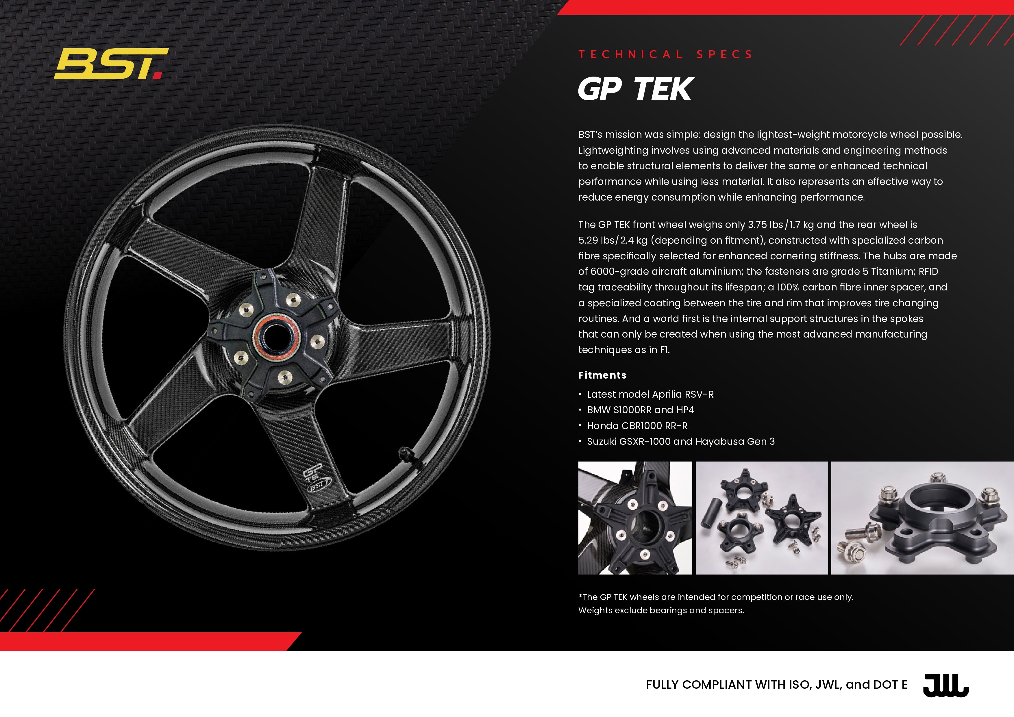 GP TEK - Carbon Wheels (Race Only)