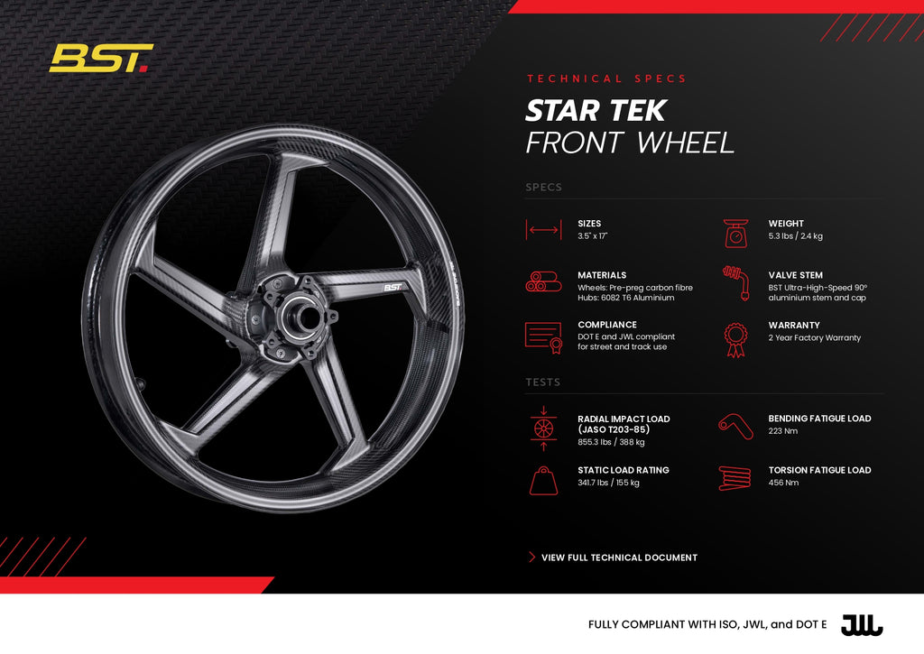 STAR - Carbon Wheels (Superbikes / Sports Bikes / Sports Tourers)