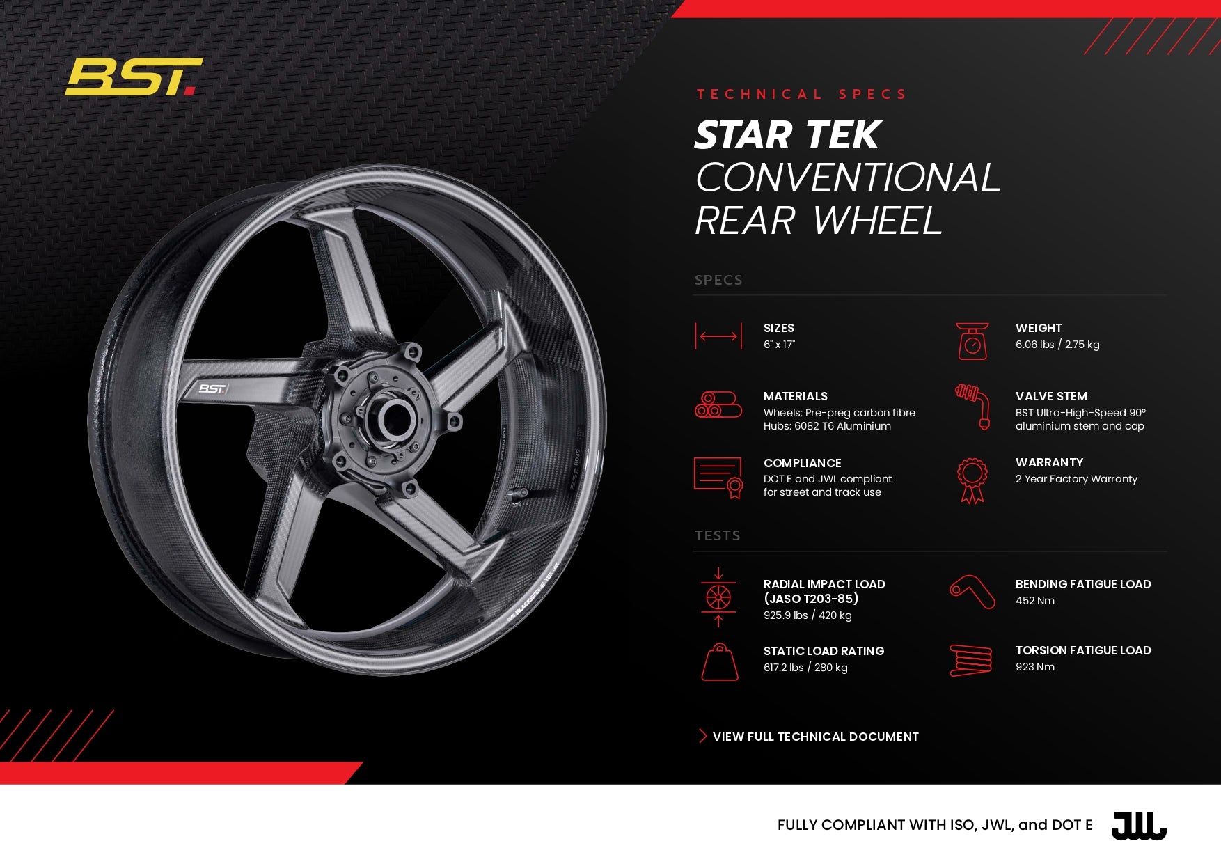 STAR - Carbon Wheels (Superbikes / Sports Bikes / Sports Tourers)