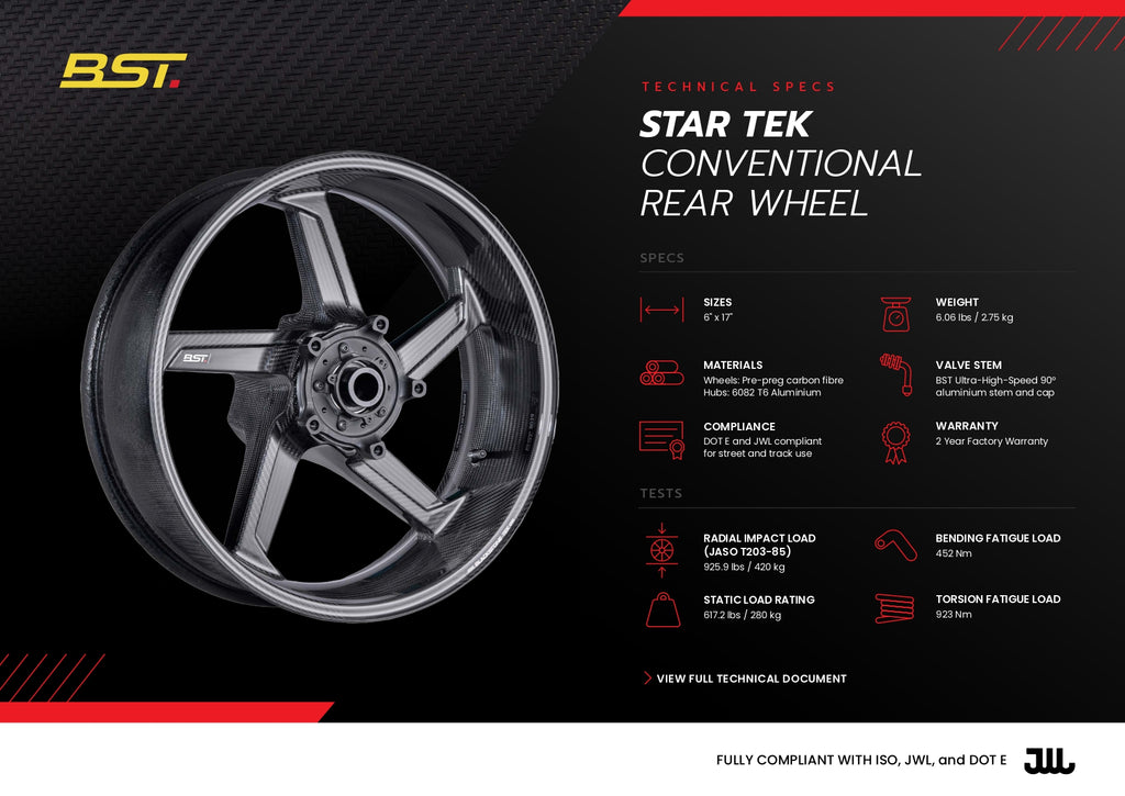 STAR - Carbon Wheels (Superbikes / Sports Bikes / Sports Tourers)