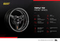 TRIPLE TEK - Carbon Wheels (Honda Grom / Monkey Bike / Kawasaki Z125)