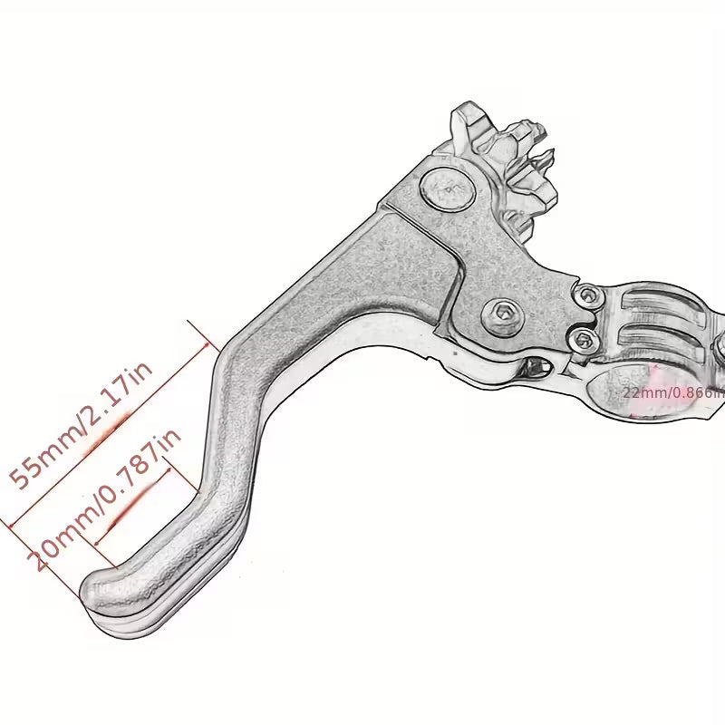 Universal Aluminium Alloy Short Clutch Handle (Unbranded)