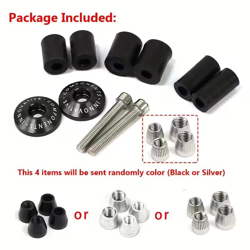 Universal Bar Ends – S / M / L / XL (Unbranded)