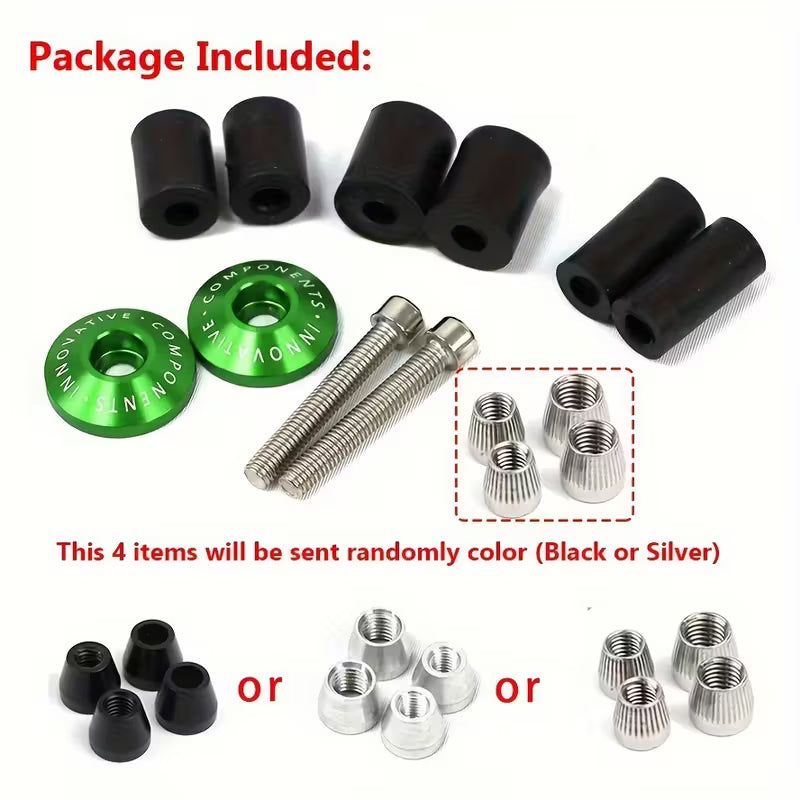 Universal Bar Ends – S / M / L / XL (Unbranded)