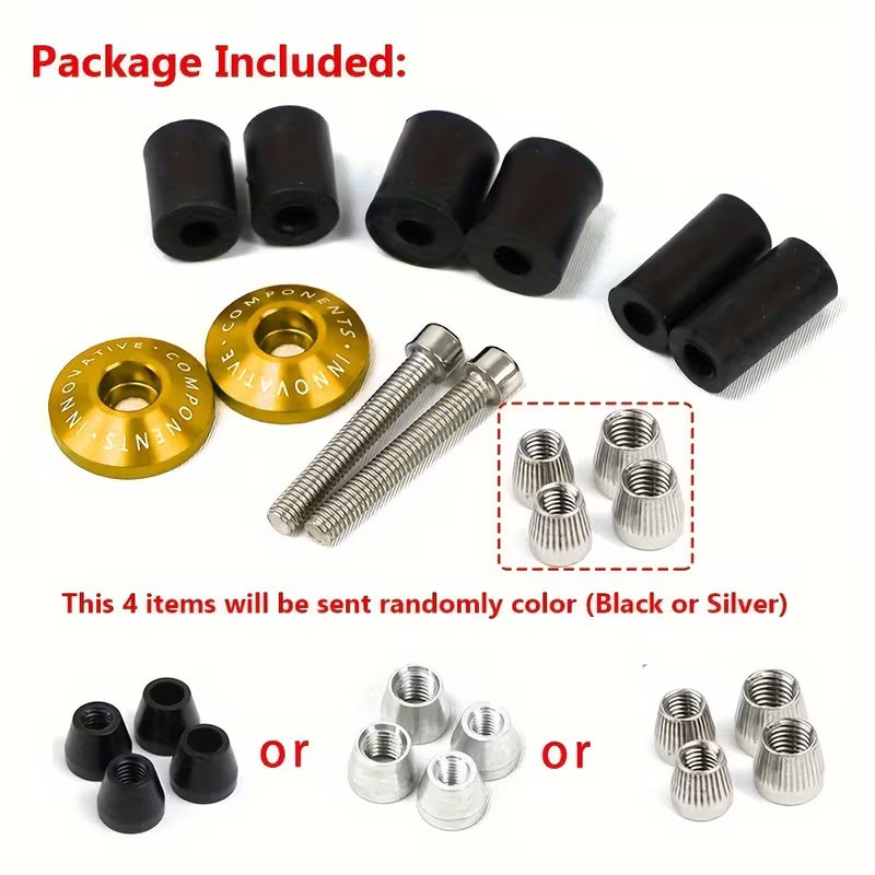 Universal Bar Ends – S / M / L / XL (Unbranded)