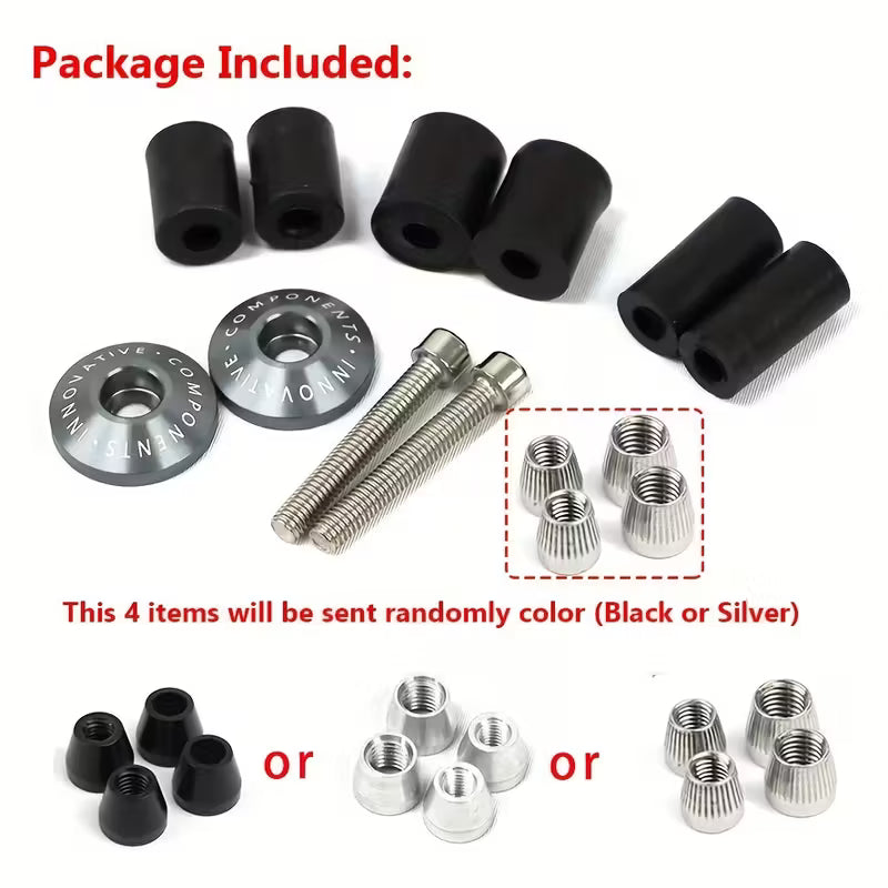 Universal Bar Ends – S / M / L / XL (Unbranded)