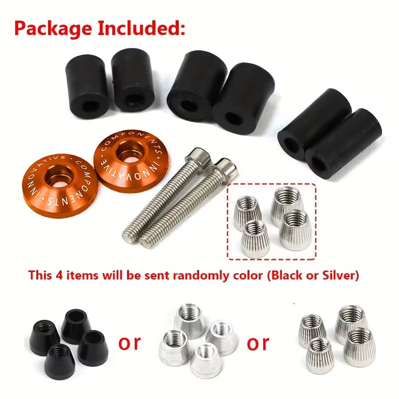 Universal Bar Ends – S / M / L / XL (Unbranded)