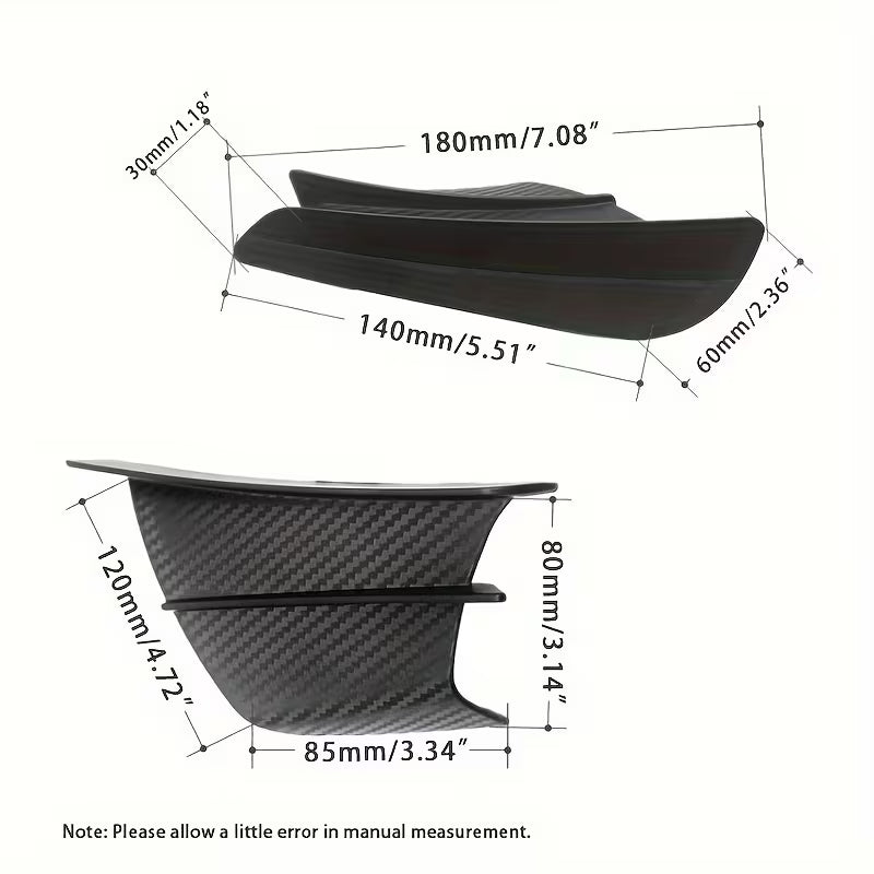 Universal Plastic Aero Winglets (Unbranded)