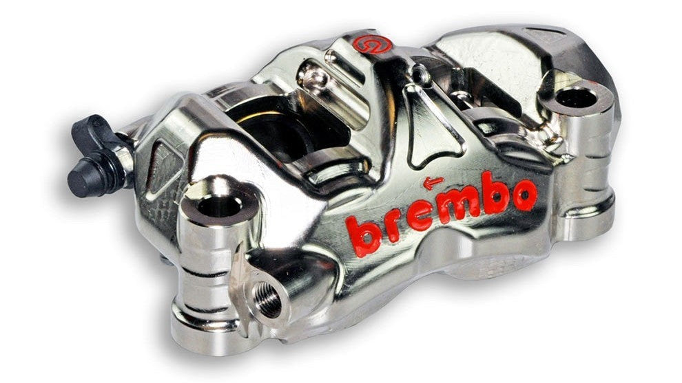 Brembo brake caliper on a white background